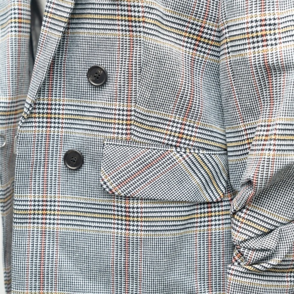 Veronica Beard Charcoal Checkered Blazer - Picture 12 of 16